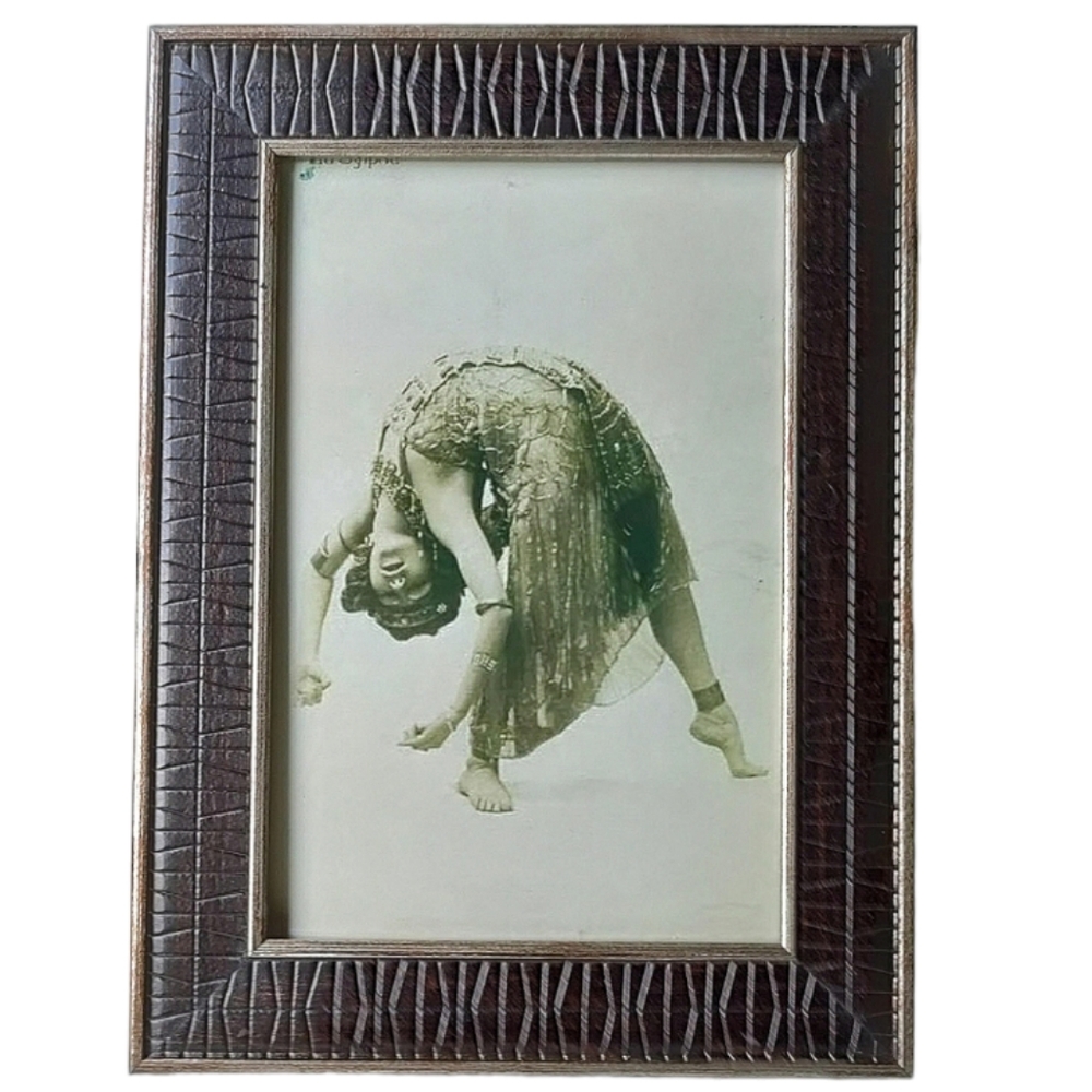 Vintage Victorian Ronnie McNutt  dancing antique framed photo print unique Frame